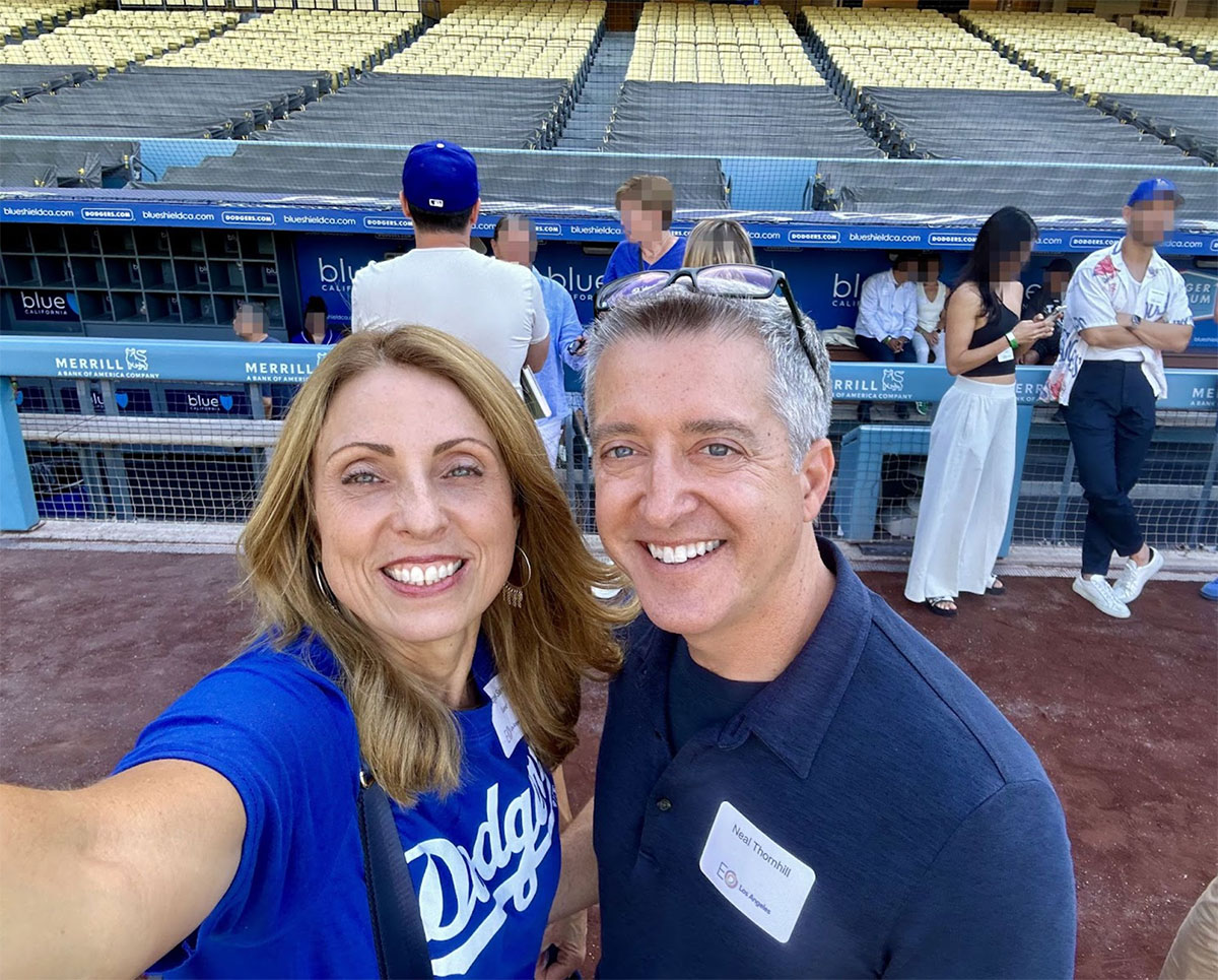 Sampson Coaching at Dodger Stadium